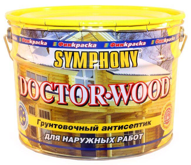  SYMPHONY DOCTOR WOOD - ГРУНТОВОЧНЫЙ АНТИСЕПТИК НА ОСНОВЕ ЛЬНЯНОГО МАСЛА